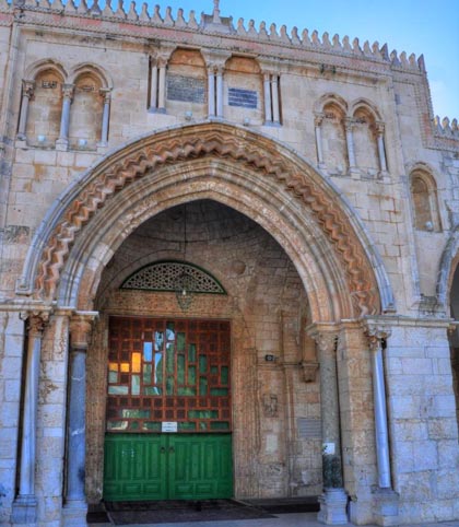 Templar arches on Temple Mount in Jerusalem